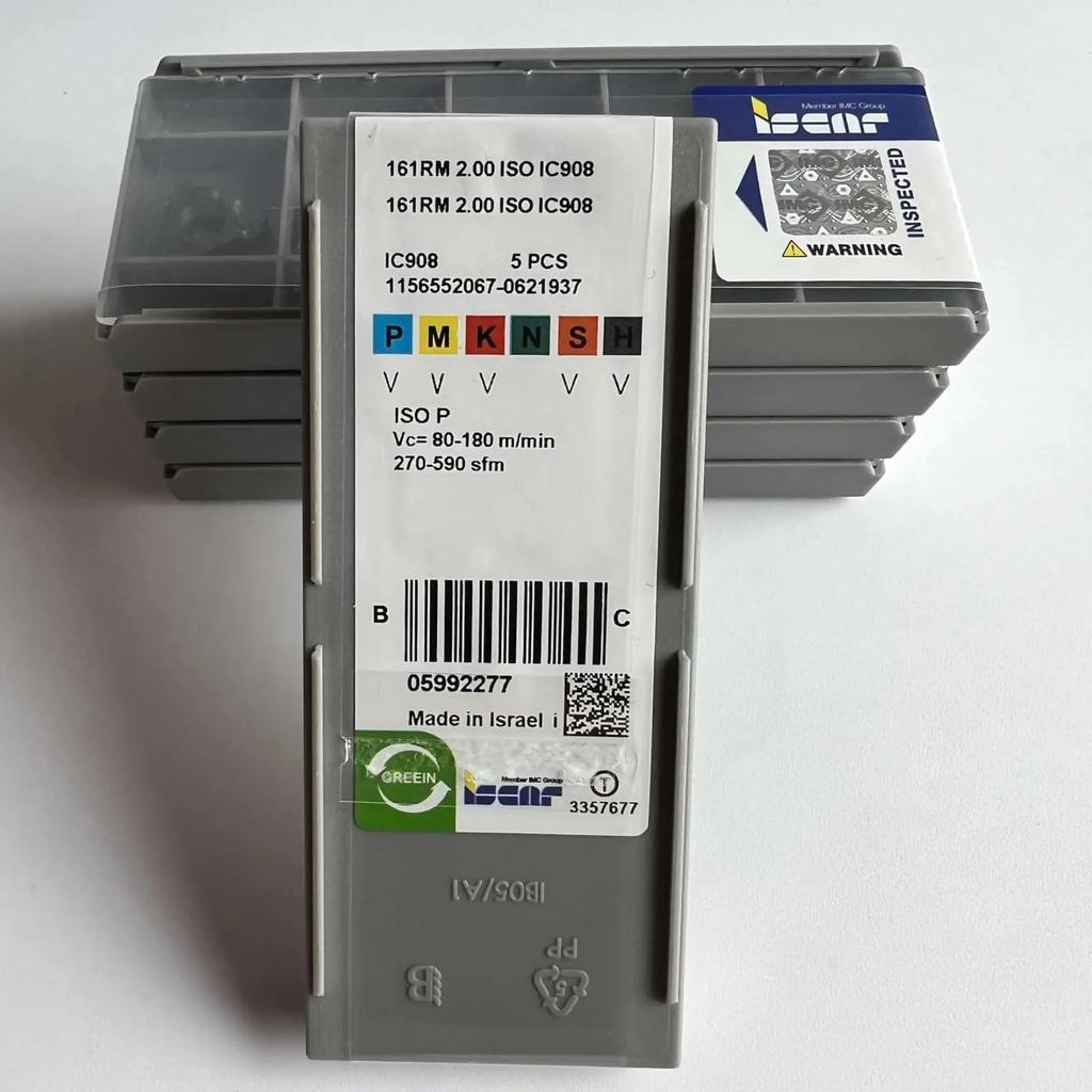 16IRM2.00ISO IC908 /Industrial indexable Carbide Inserts 10 PCS