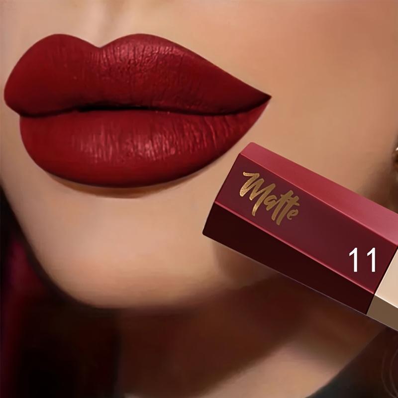 13 Colors Waterproof Matte Velvet Lip Tint - Long-Lasting Nude Lip Glaze for A Sexy and Smooth Finish, Festive Exclusive, Valentine's Day Gift