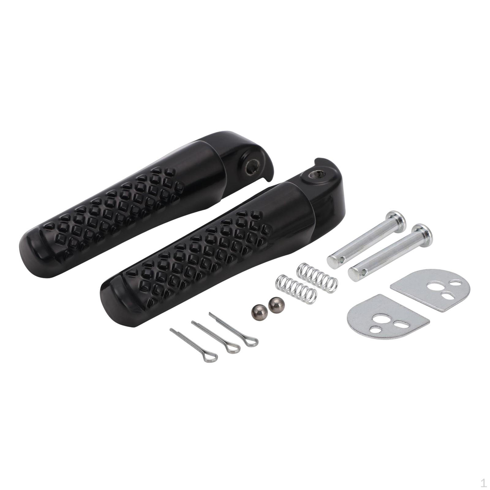 

1 Pair Motorcycle Footrests, Accessories Assembly Foot Rest Pedal for ct200U чорний