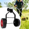 Universal-Metal String Trimmer Grass Eater Cutter Adjustable-Support-Wheels-Set