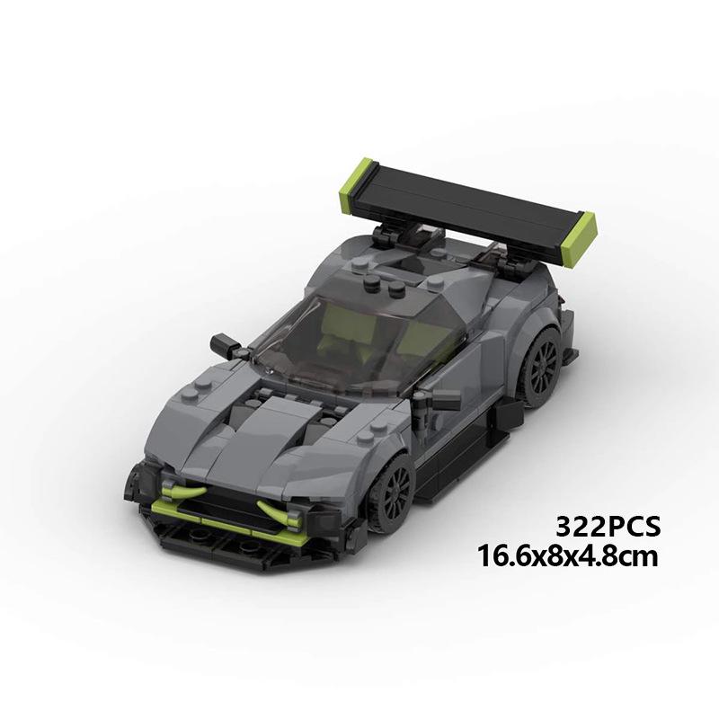 MOC Building Blocks: Compatible with Lego Aston Martin Vantage GT3 Model Car