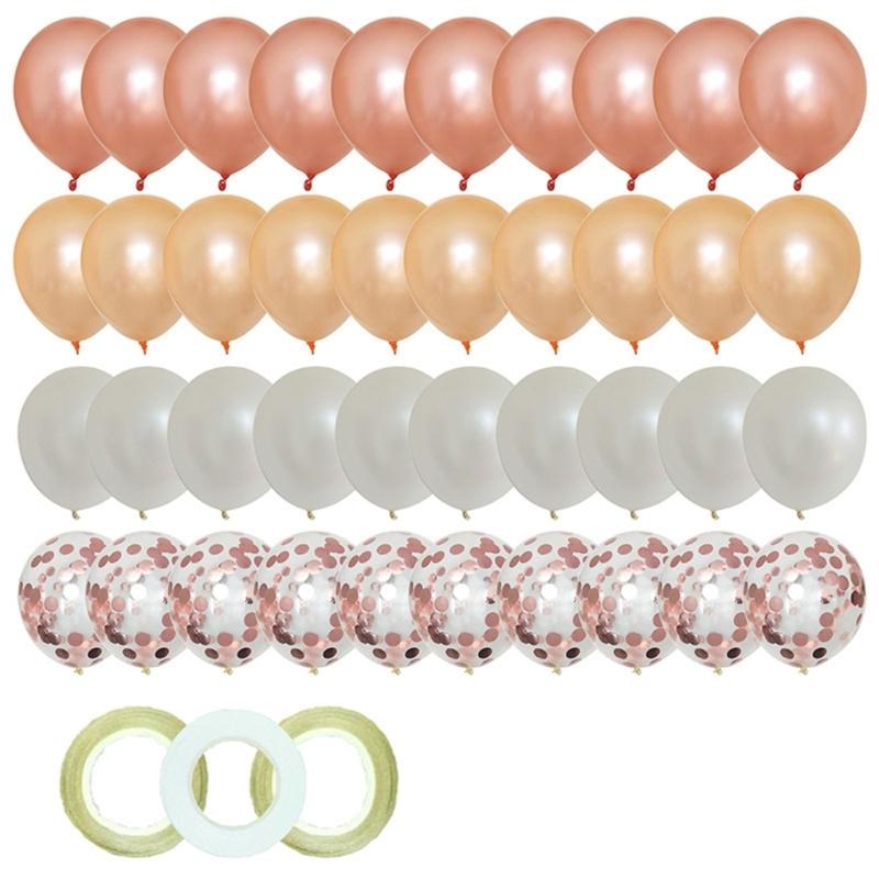 

40pcs 12 inch Latex Balloons Kids Adult Boy Girl Baby Shower Present Supplies for Festival Holiday Party Back