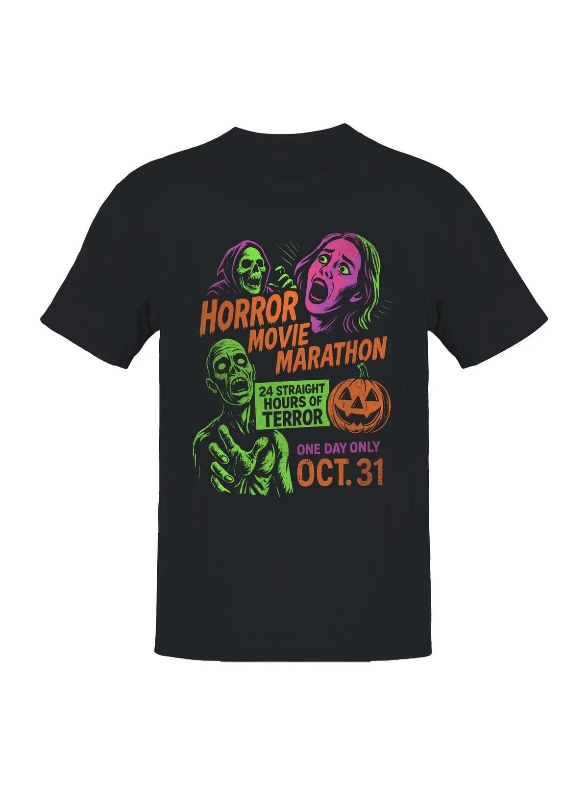 Halloween Horror Movie Marathon Men s T-shirt BESTSELLER L
