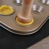 Wooden Dessert Tamper, Double Side Dessert Tamper Egg Dessert Pusher Dough Tamper DIY Cake Dessert Baking Tool For Dessert Baking