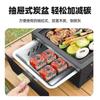 Portable Square Charcoal Grill for Outdoor Camping Picnic Backyard BBQ and Tea Boiling