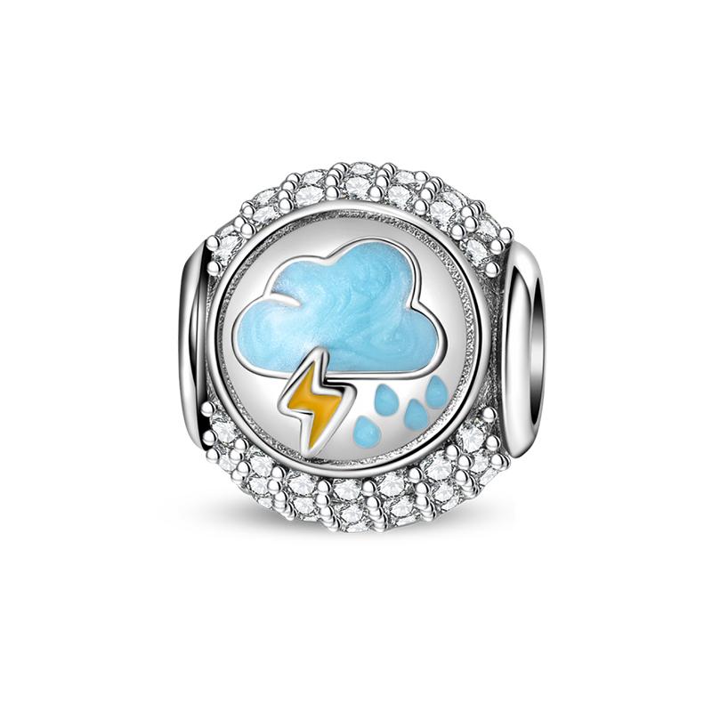 New Copper Color Stars Sun Butterfly Safety Buckle Zircon Charms Beads Fit 3Mm Original Bracelets Fine Diy Jewelry