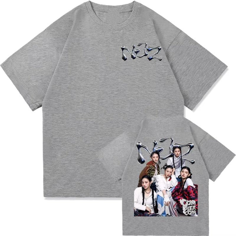 NJZ NWJNS T-Shirt Sommer Mode Herren_Damen Ästhetisches Grafik Casual T-Shirt Unisex Hohe Qualität Cool Vintage Baumwolle T-Shirts