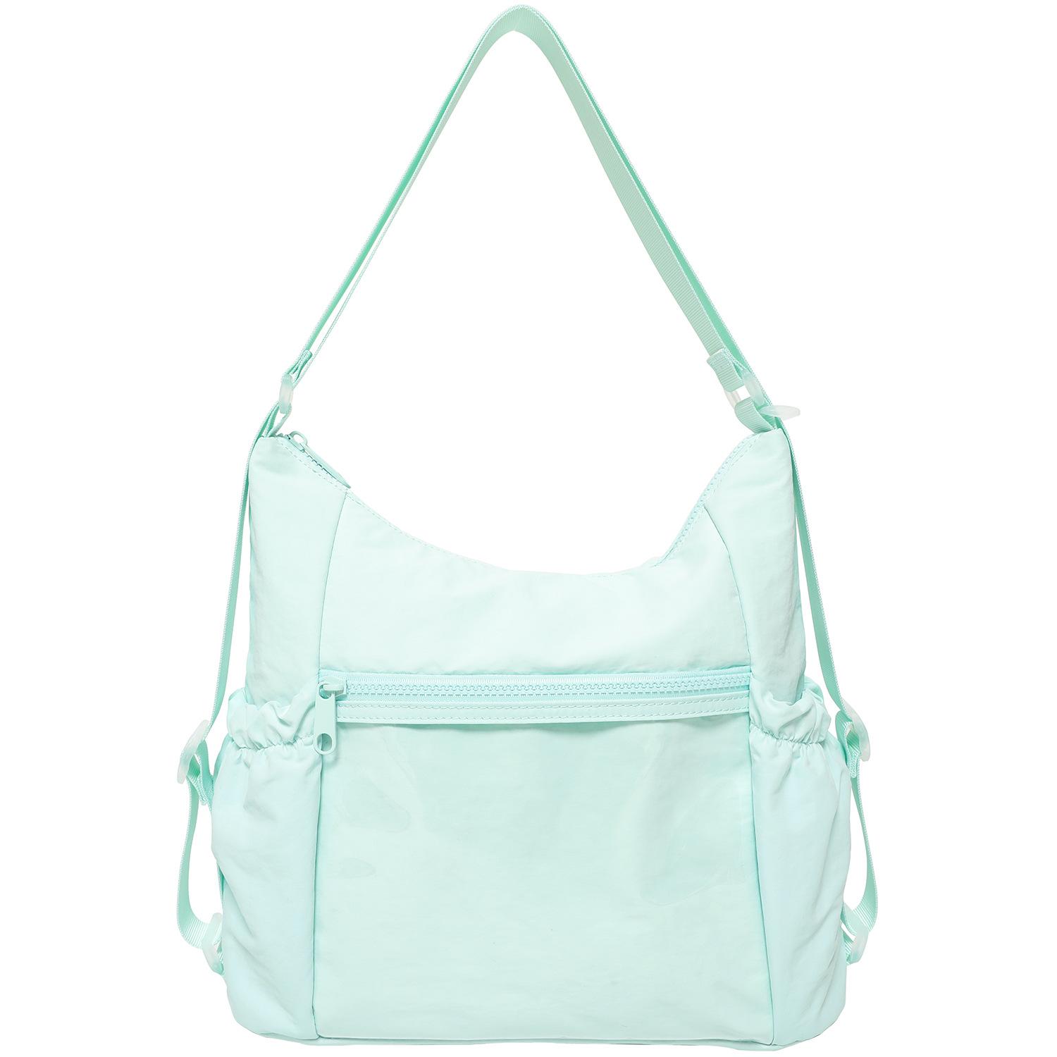 

Baby bag dopamine medium food pain bag three-purpose small backpack lightweight nylon messenger bag girl travel single backpack зелений