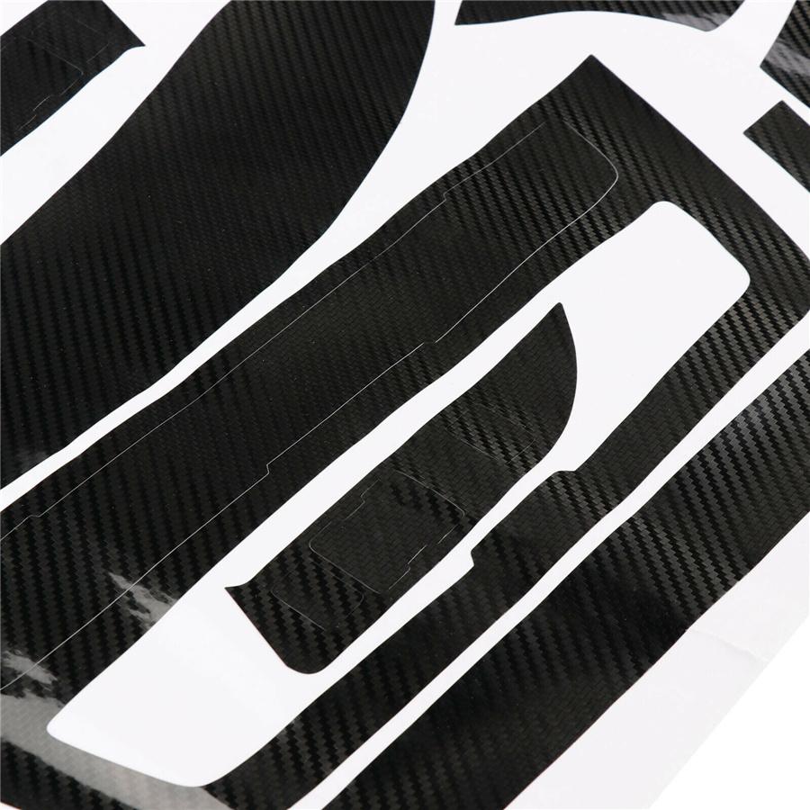 For BMW 3 Series F30 F31 Interior Decal Trim Stickers Glossy Carbon Fiber Style