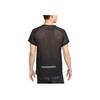 Nike Dri-Fit Adv Reflektierender Streifen Lauf-Rundhals-T-Shirt Herren Tops Schwarz DX0854-010