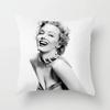 Marilyn Monroe Kissenbezug Dekorativ Polyester Sofa Überwurf Kissenbezug Retro Frauen Superstars Kissenbezug Heimdekor 45X45CM