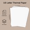 100 Sheets Thermal Printer Paper, 8.5''×11'' US Letter Size, Advanced Printing Paper, Thermal Paper Compatible with Brother Letter Portable Printer,