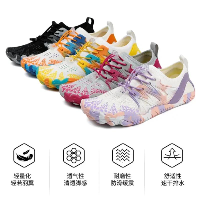 Couple Outdoor Bottom Boating Leisure Shoes Hiking Barefoot Swimming Beach Creeper Aqua Shoes Summer Quick Drying Surfing Boots