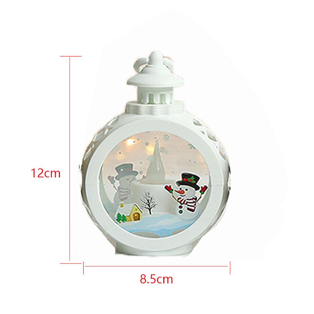 

New Christmas LED Lights Decoration Festival Round Lantern Christmas Gift