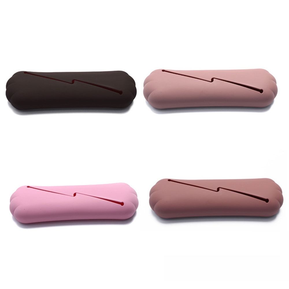 Waterproof Makeup Brush Holder Silicone Cosmetic Brushes Pouch Makeup Bag  Travel