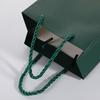 24pcs Solid Color Paper Shopping Gift Bags with Handles for Small Business Gifts Flower Wrapping Milk Tea and Coffee Cups