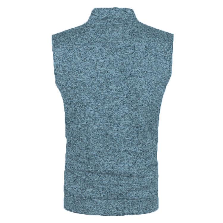 Men's Autumn/Winter Slim Fit Hooded Zipper Fleece Vest