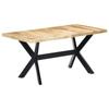 Day and Night - Day and Night Dining Table Solid Rough Mango Wood 160x80x75 Cm