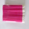 Portable Disposable Lip Brush with Hollow Handle - Flocked Lip Gloss Applicator Makeup Tool