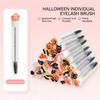 10Pcs Reusable Wand Halloween Mascara Wand Crystal Handle Eyebrow Brush Wand  For Halloween Makeup