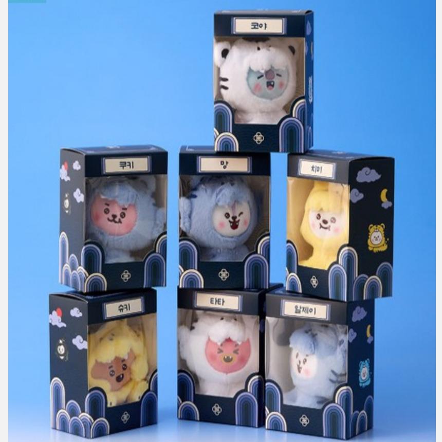 BT21 K-Tiger (K-Horangi) Plush Doll – KOYA, RJ, SHOOKY, MANG, CHIMMY, TATA, COOKY (Choose Character)