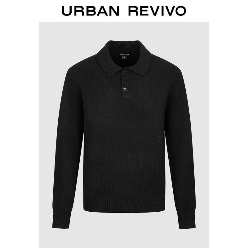 

UR Men s Button Half-Placket Knit Polo Shirt S