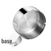 Seiko Stainless Steel Ashtray with Lid - Creative, Thickened Design for Home, Car, or Cafe Use