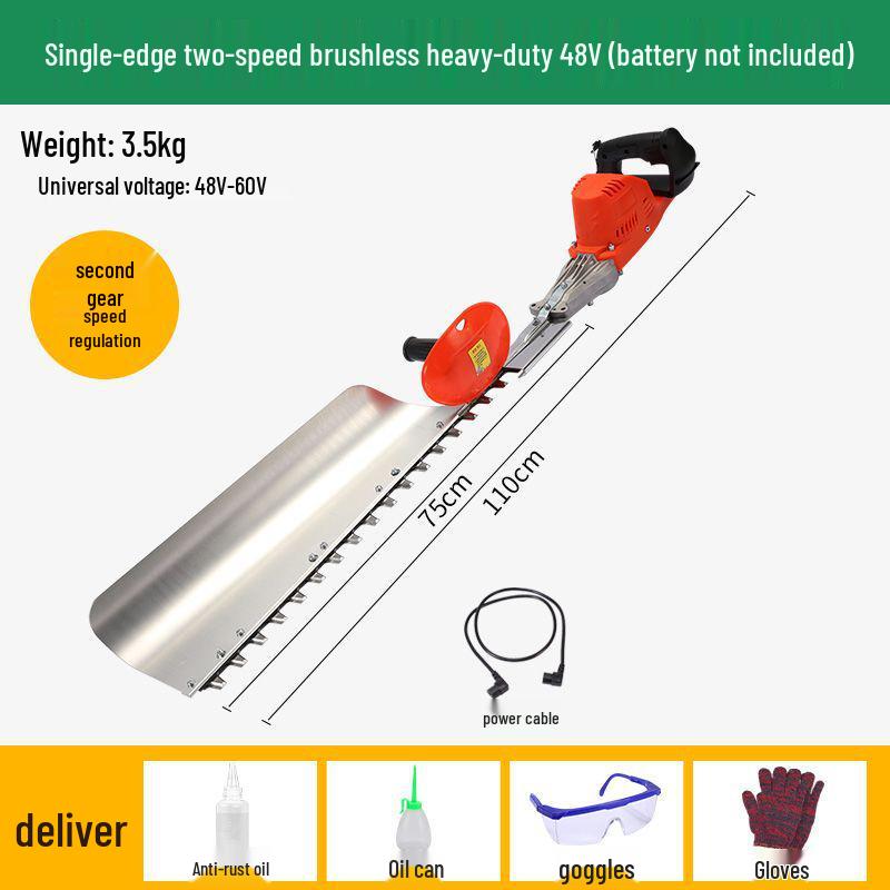 Cordless Lithium Battery Electric Hedge Trimmer Backpack - High Power Garden Pruning Machine for Tea Leaves, Tea Trees, and Branches