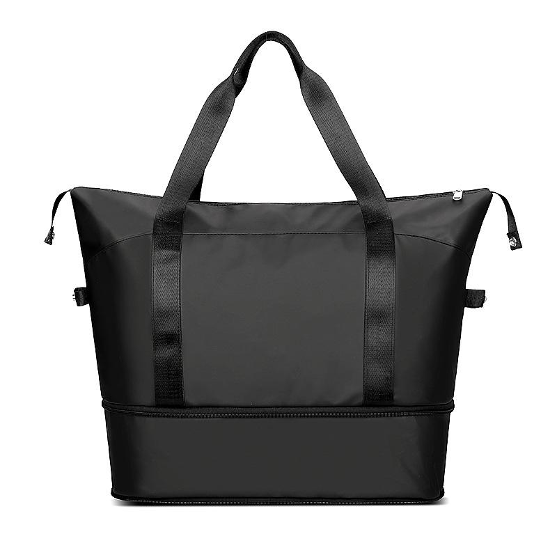 Men and Women's Fashionable Sports Wet and Dry Fitness Bag Casual Expandable Handbag Travel Bag Can Be Putt Rod