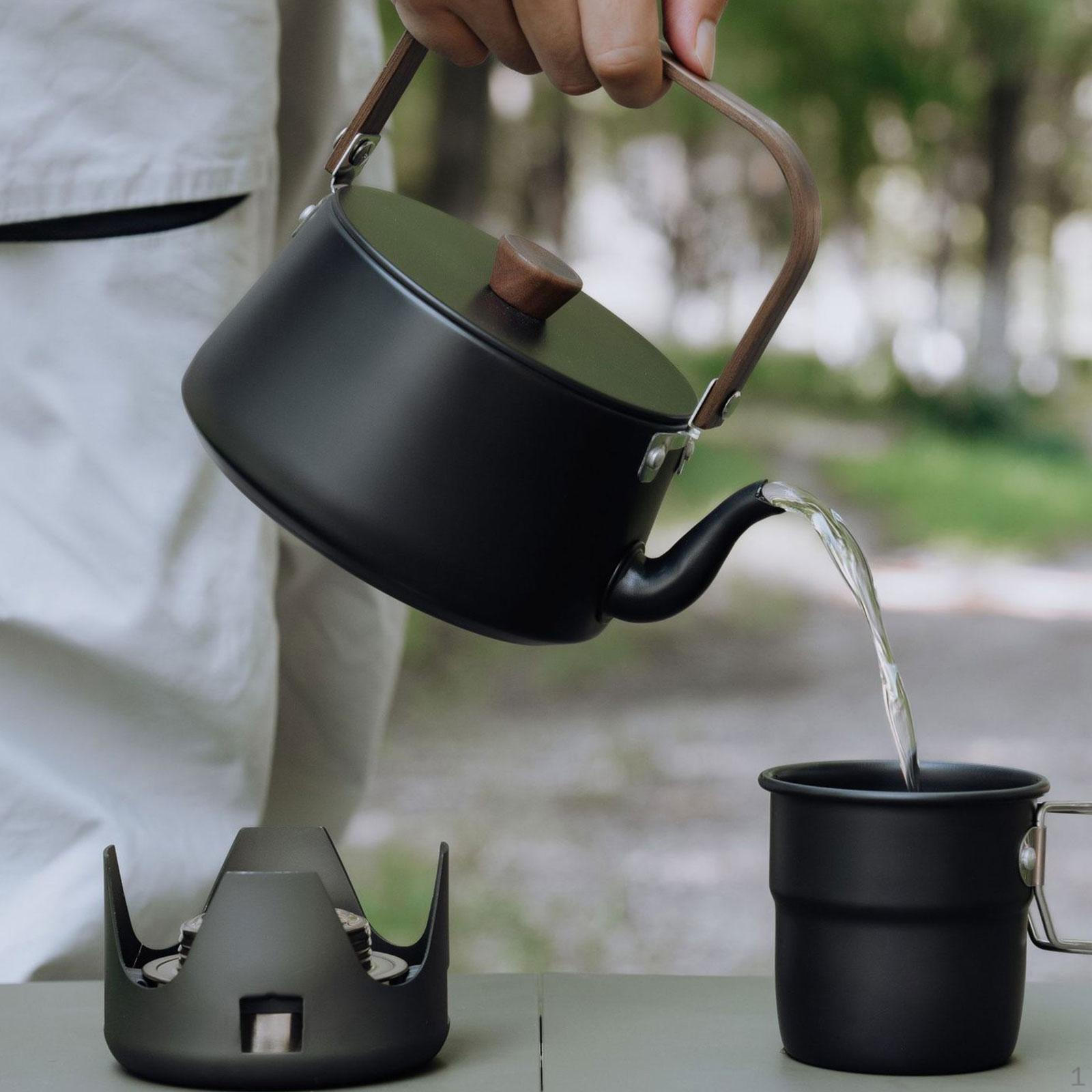 

Чайник для кемпинга, кувшин, кухонная утварь, многофункциональный кувшин для воды, чайник для пикника, походов чёрный