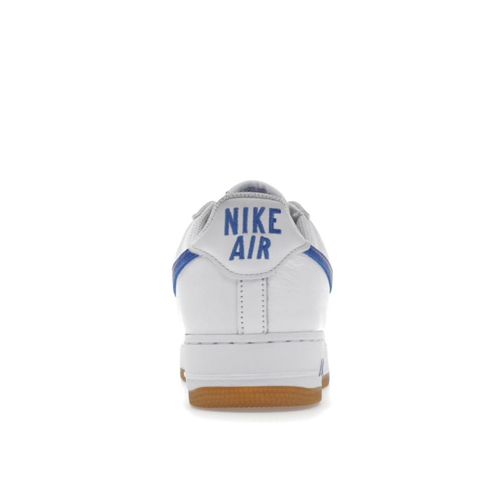 Nike Air Force 1 Low Color of the Month - White Royal Blue Unisex Sneakers Varsity-Royal Gum-Yellow DJ3911-101