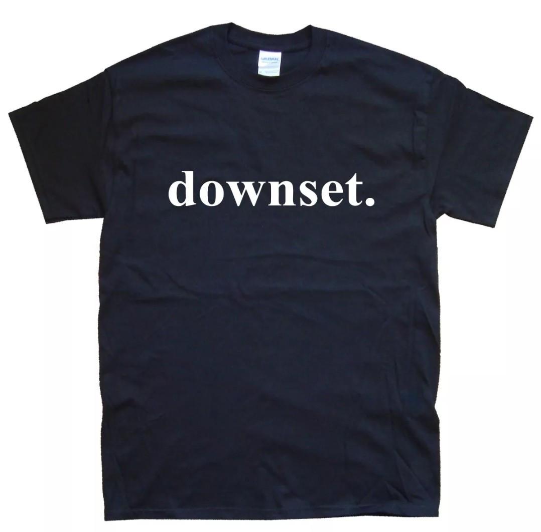 DOWNSET T-SHIRT All sizes S M L XL XXL colours Black, White S разноцветный