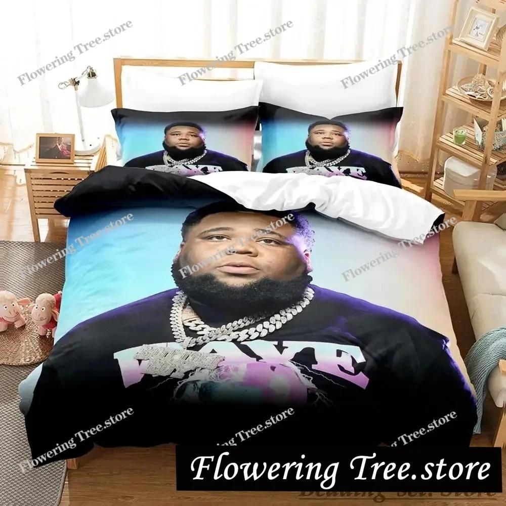 Beliebtes Rod Wave Bettwäscheset Einzelbett Twin Full Queen King Size Bettwäscheset Schlafzimmer für Erwachsene und Kinder Bettbezug-Sets Anime Bettwäsche Set Bett