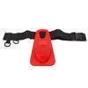 Fishing Belly Top Belt Fishing Waist Rod Holder Belt for Freshwater Saltwater Red
