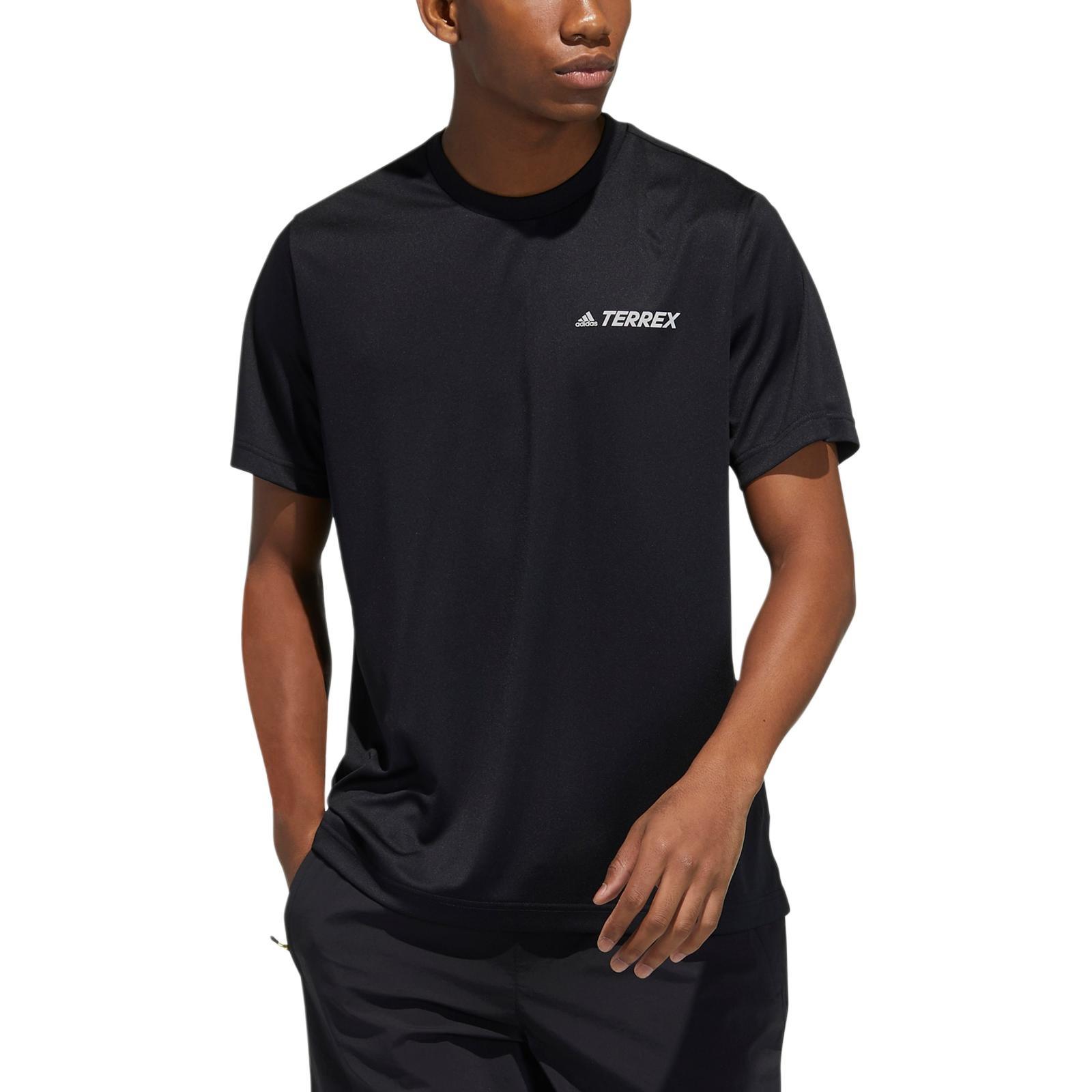 adidas Bao Pack Tee Reflective Printing Sports Short Sleeve Black Men s GN7602 XL