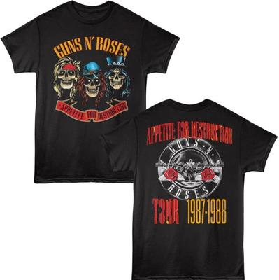 T-Shirt Concerto Guns N' Roses Appetite for Destruction Tour 1987-1988