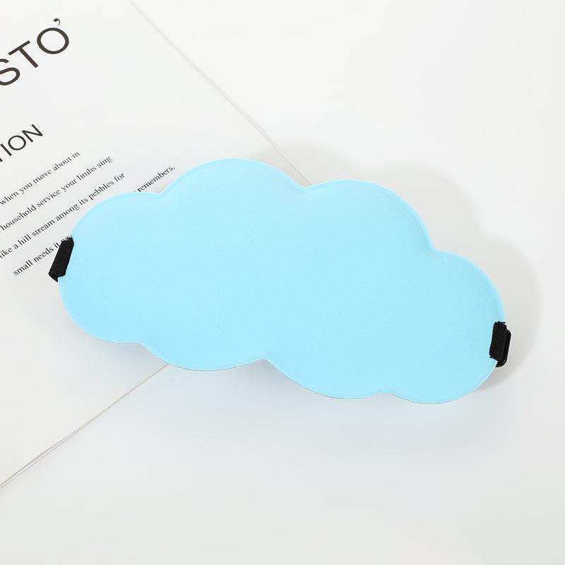 

Облачная 3D-маска для сна, затемняющая маска для сна, дышащая маска для глаз для мужчин и женщин, летняя маска для сна 20*10 светло-синий