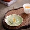 Song Qing Minimalist Ceramic Stick Incense Holder – Chinese Style High-End Creative Desktop Ornament