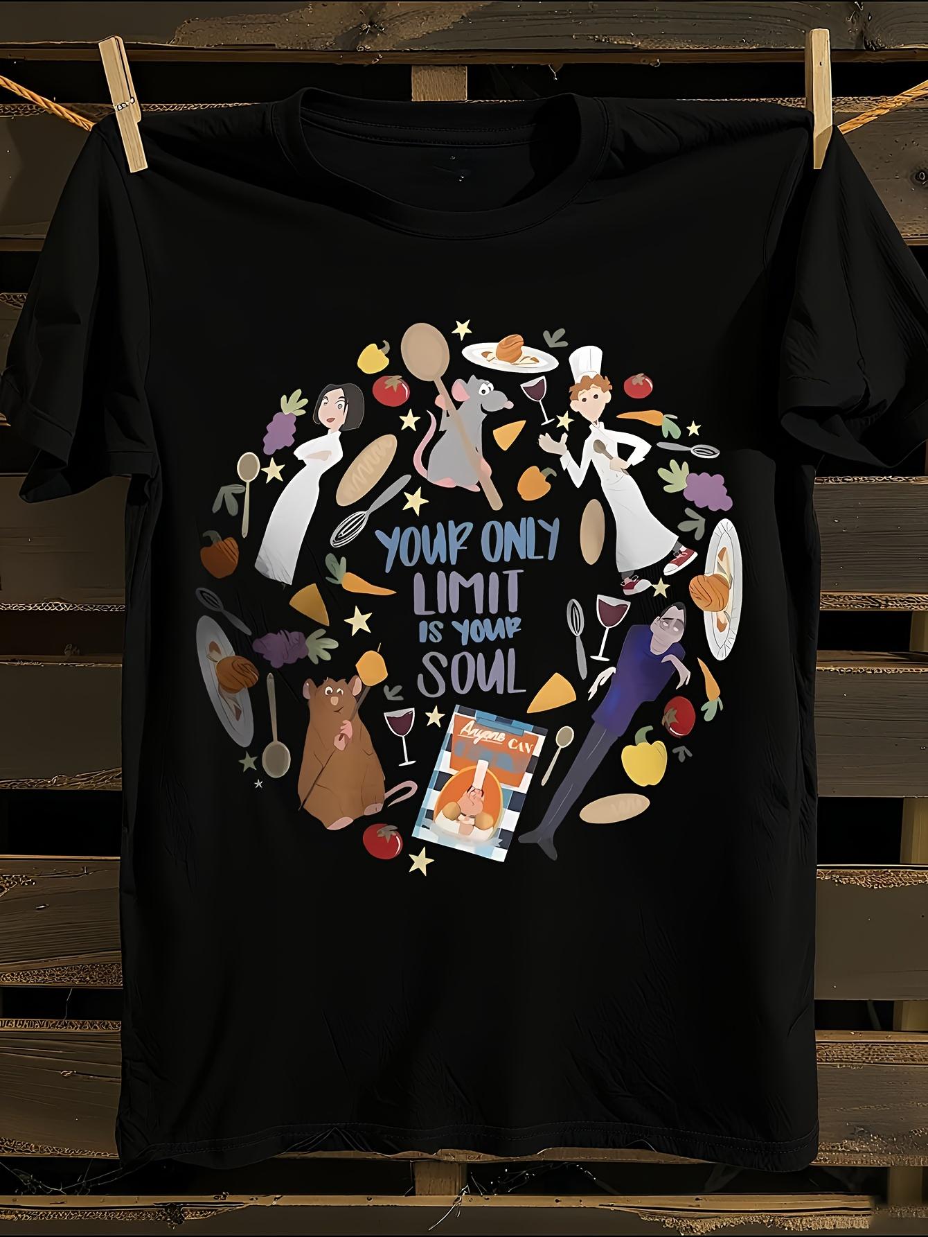 Ratatouille Your Only Limit Is Your Soul Movie Graphic T-... L