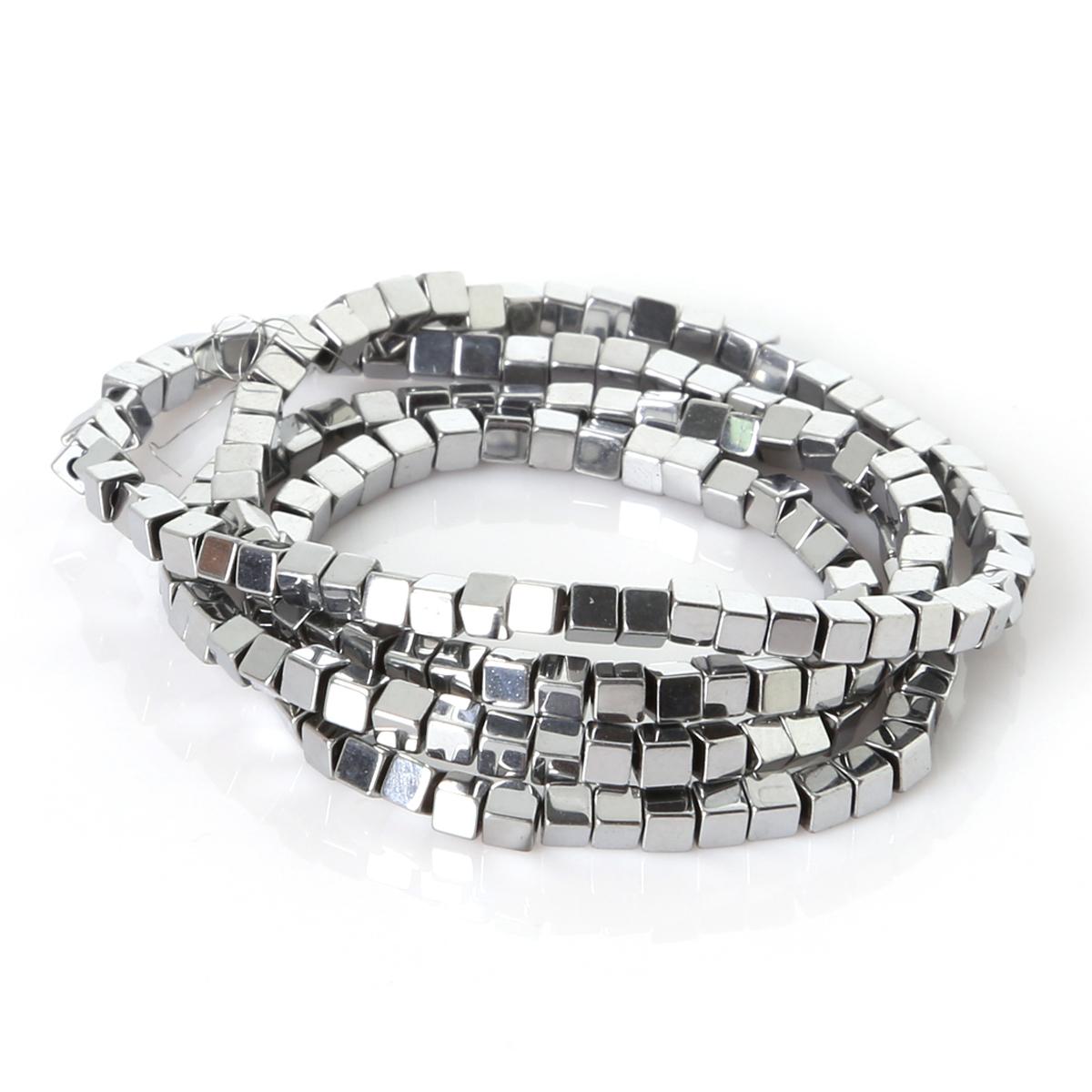 

140 шт. Бусины из натурального камня, кубические, квадратные, свободные, разделительные бусины для самостоятельного изготовления ювелирных изделий 2x2mm 140pcs