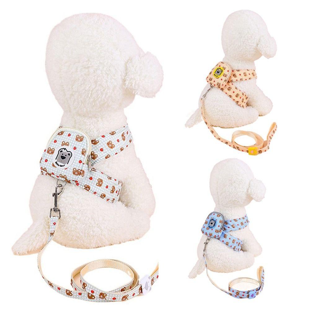 

Durable Dog Collar Walking Lead Dog Vest Pet Harness Traction Rope Dog Breast Strap