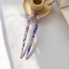 Korean U-Shaped Tortoiseshell Acetate Hairpin for Girls' Elegant Bun Hairstyle