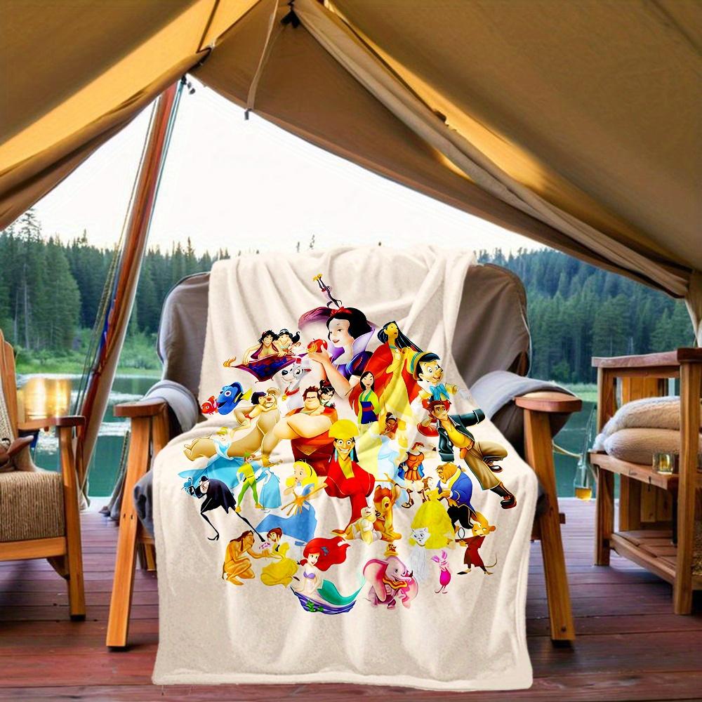 1pc, Disney Classic Characters Blanket Seasonal Home Decorative Throw for Room, Living Room, Travel, Camping, Car Blankets