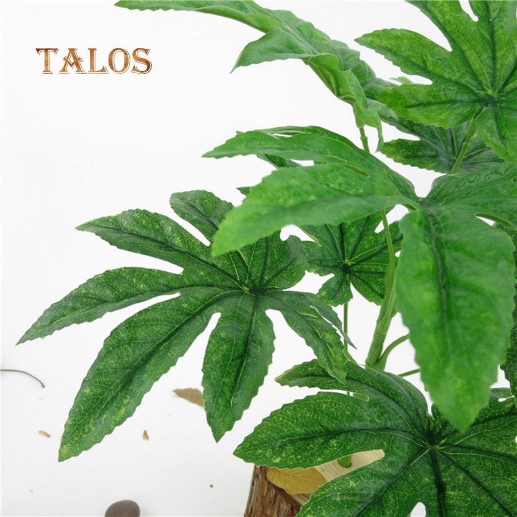 9 Frunze/1 Buc Planta Verde Artificiala Frunze Fatsia Simulare Bonsai Decor Home Decor