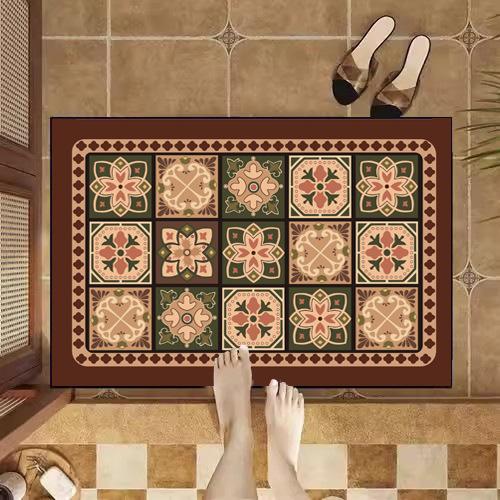Diatom Mud Floor Mat Dirt-Resistant Non-Slip Foot Pad Quick-Drying Bathroom Door Toilet Door Mat Carpet Pad Water Absorption Quick-Drying
