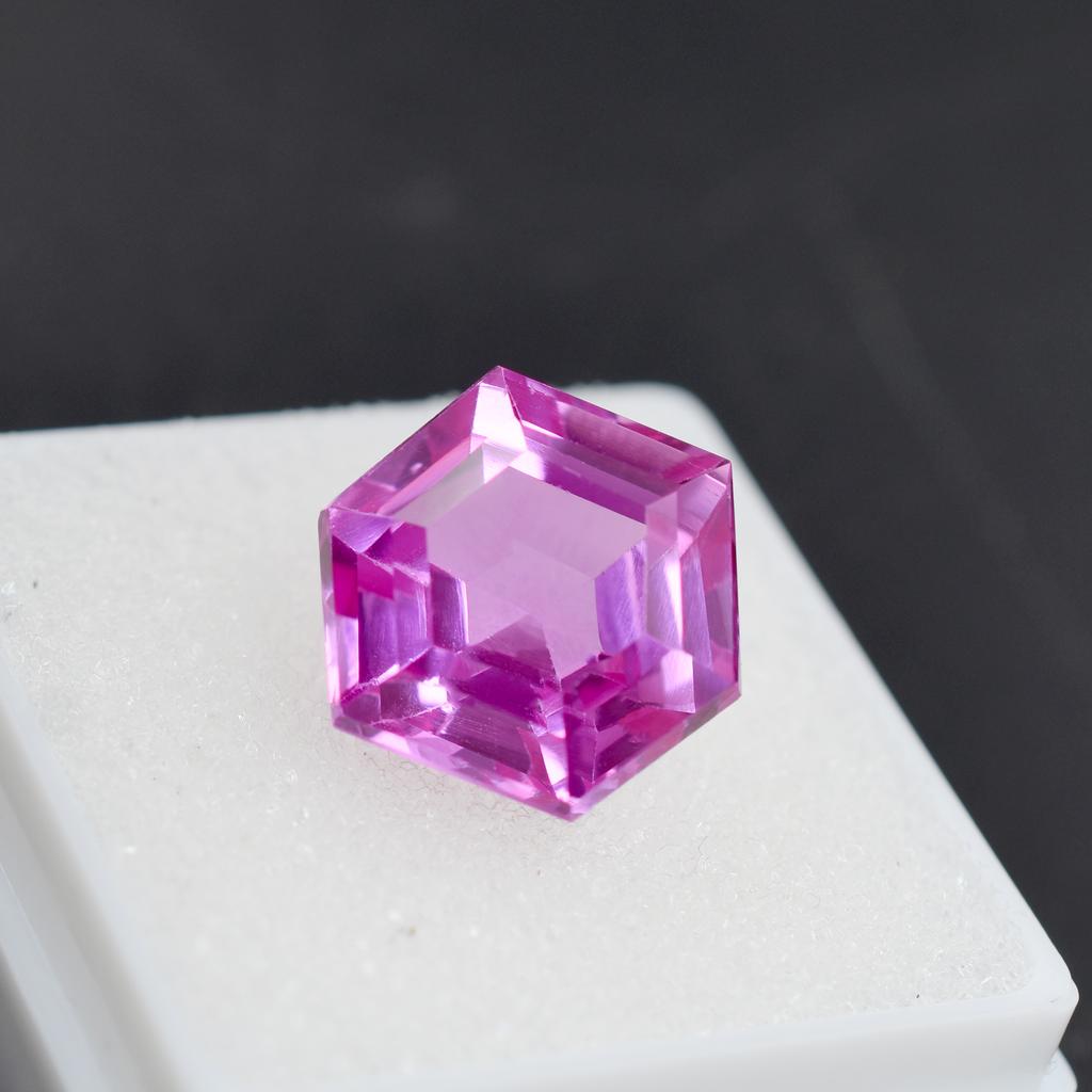 Natural Pink Sapphire Loose Gemstone 9.90 ct Fancy Cut September Birthstone for Gem Collections