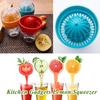 Portable Blender Manual Fruit Juicer Lemon Squeezer Machine With Pour Spout Multifunctional Orange Juicer Maker Kitchen Tools