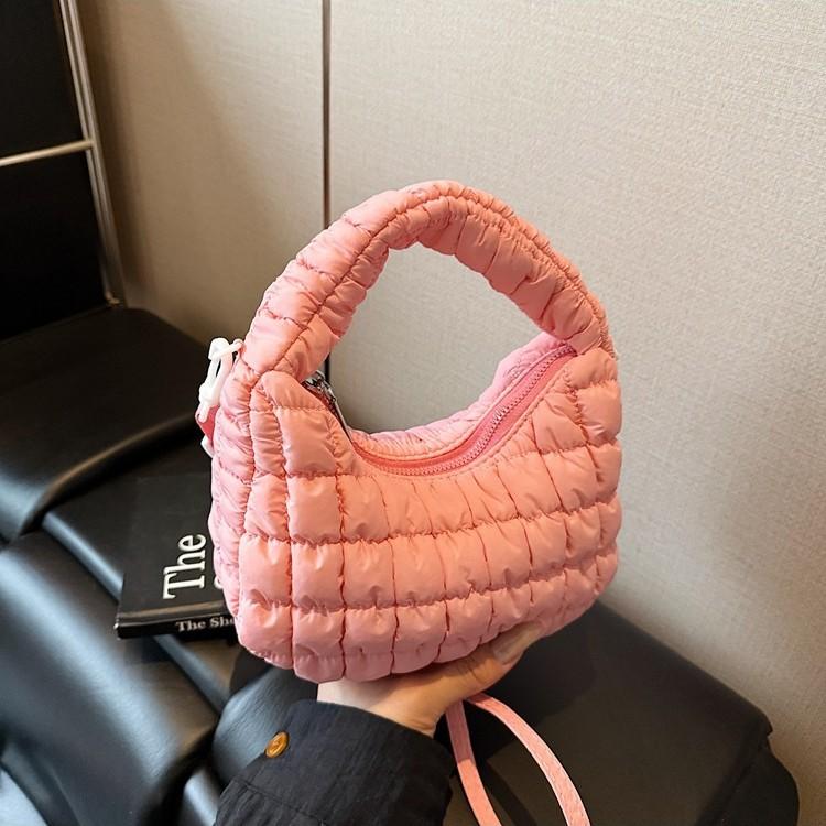 Retro versatile cloud bag new pleated dumpling bag shoulder messenger bag versatile portable shoulder bag