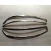 Car Detector ABS Chrome Cover Trim Back Tail Rear Fog Light Lamp Frame Stick 2PCs For Chery Tiggo 5 Tiggo5 2014 2015 2016 2017