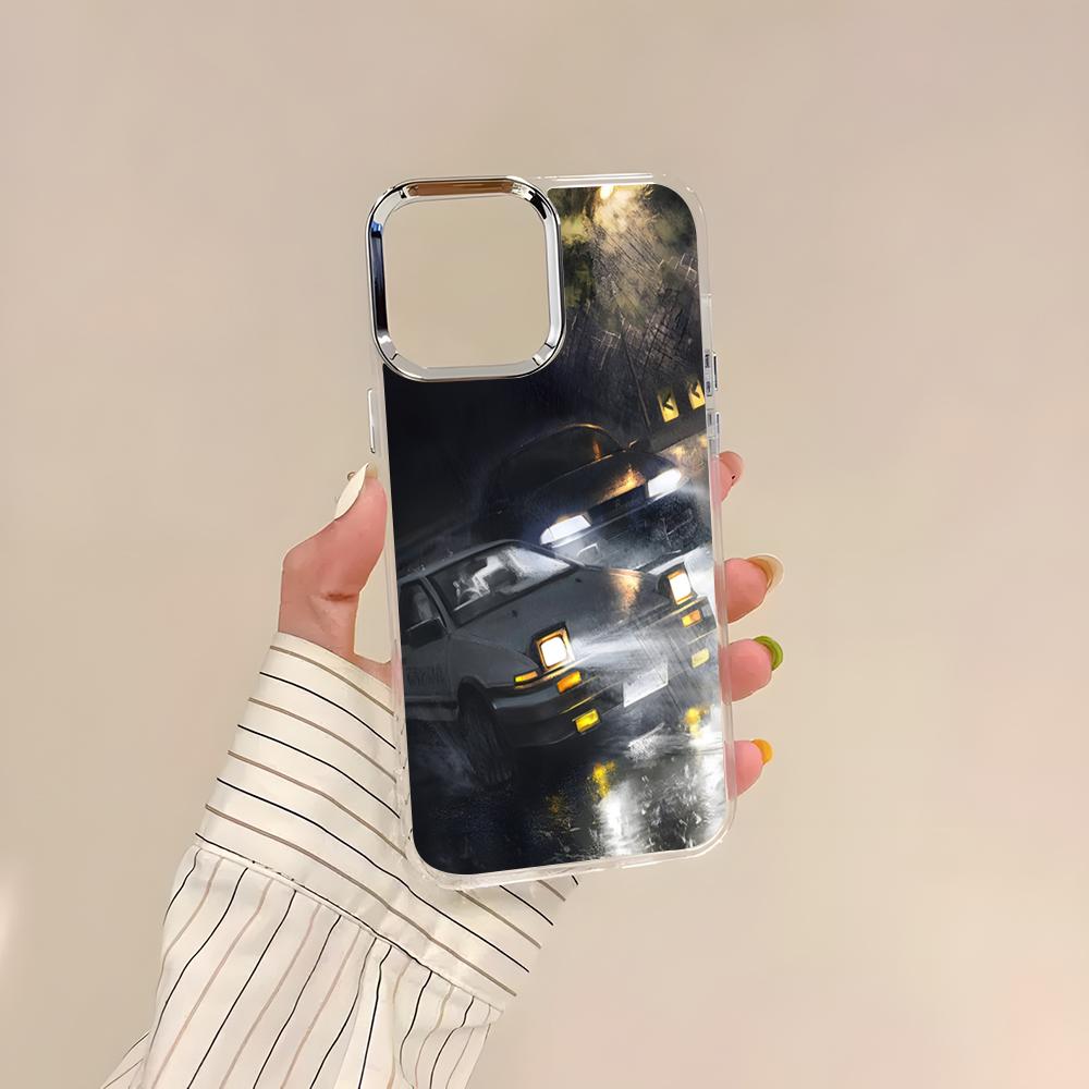 ANIME Initial D Phone Case For IPhone 17 Air 16 15 14 13 12 11 Pro Pro Max Plus Transparent Soft Cover